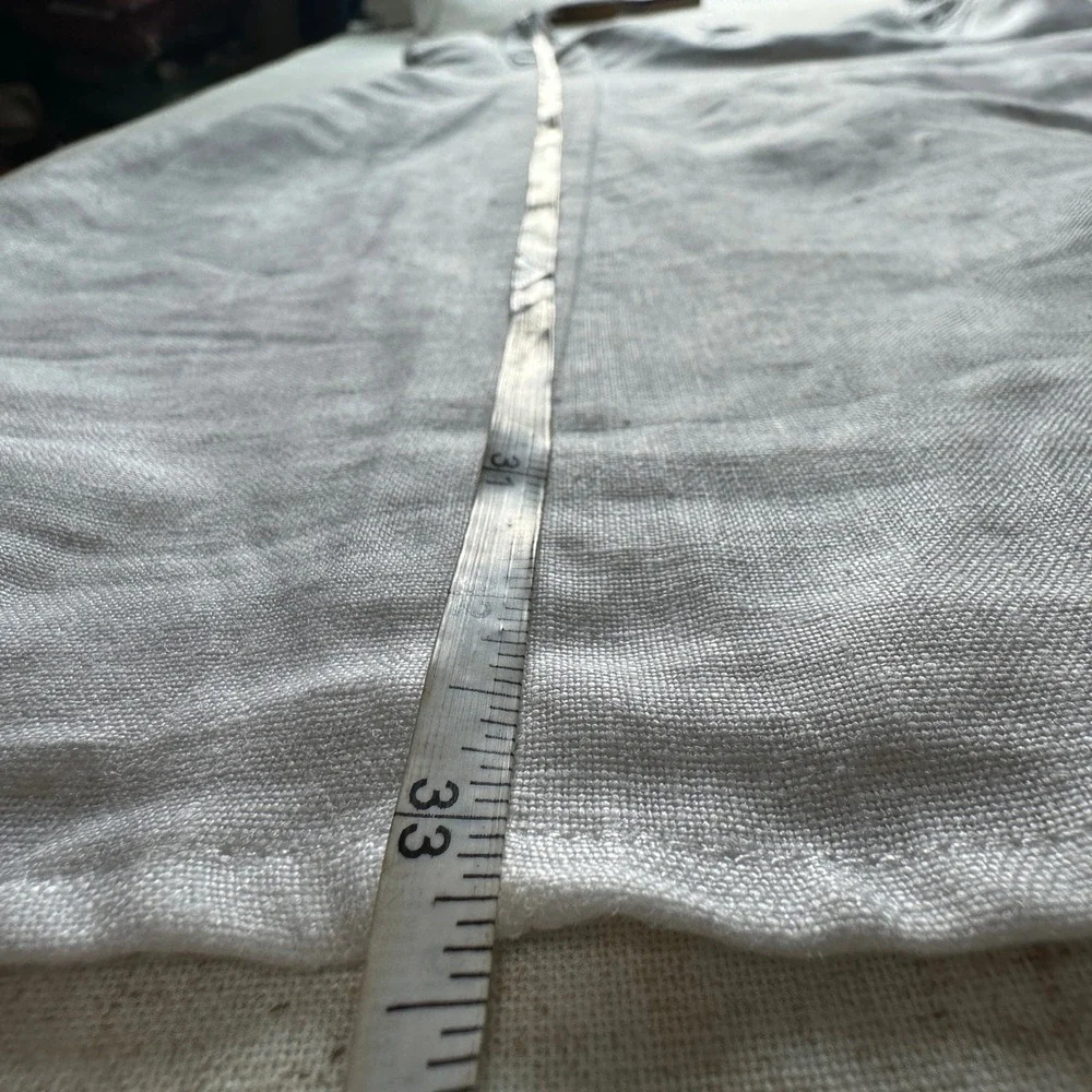 NWT Reformation Elana Linen Mini Dress White LWD 4 - Picture 11 of 11